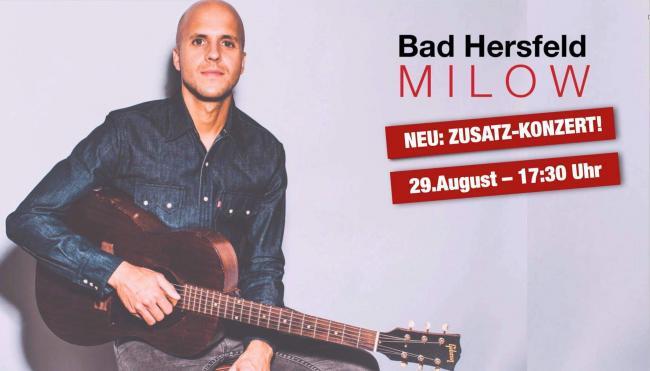 Milow Sänger Zusatzkonzert