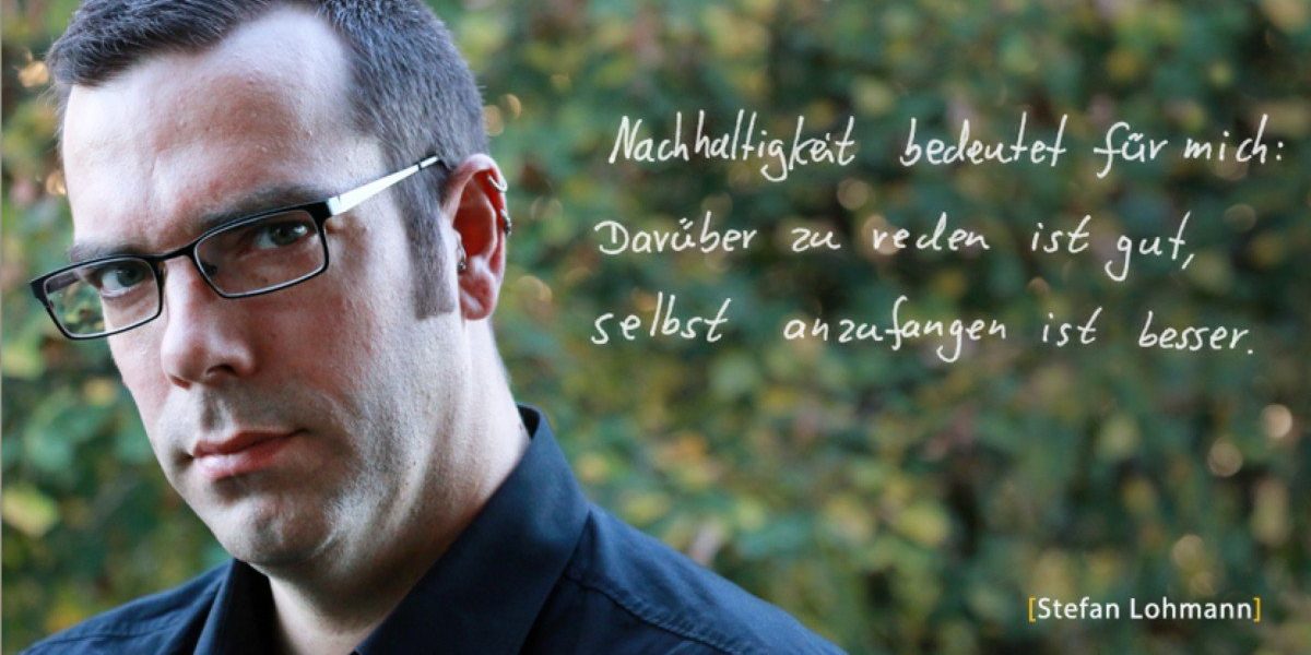 Stefan Lohmann Gesichter der Nachhaltigkeit