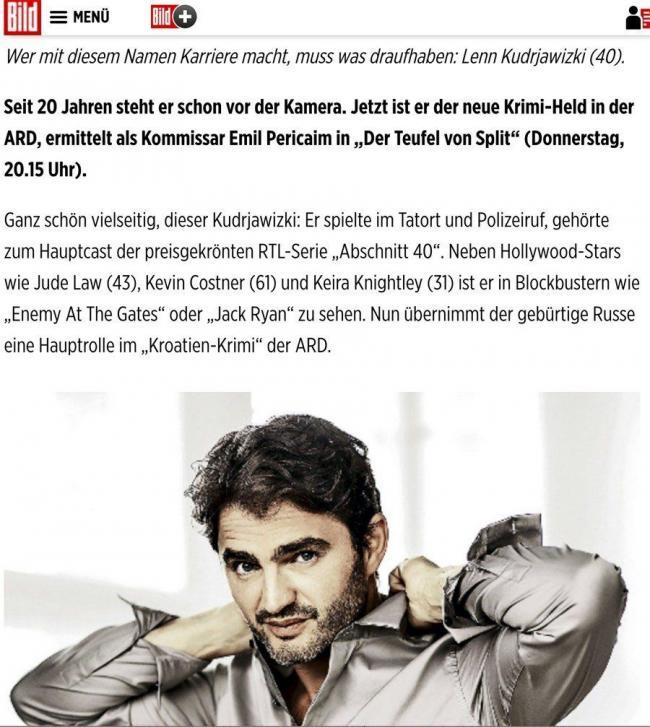 ARD Brisant über Lenn Kudrjawizki und das Berlin Show Orchestra