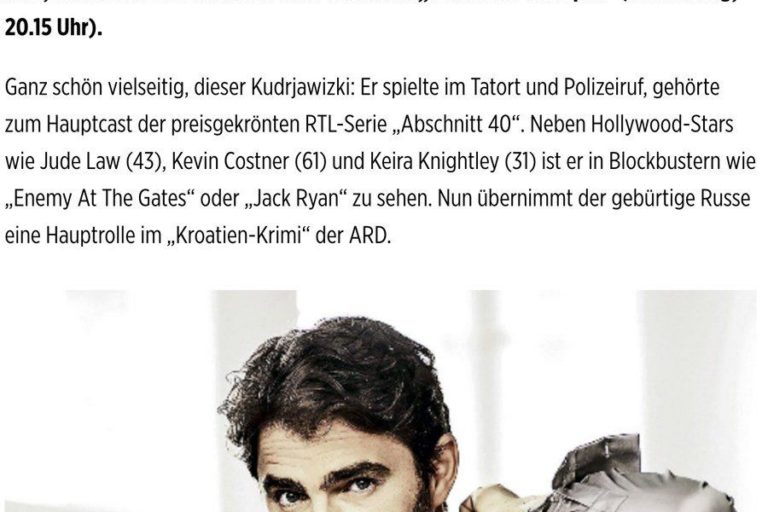 Bild am Sonntag Lenn Kudrjawizki ARD Brisant über Lenn Kudrjawizki und das Berlin Show Orchestra