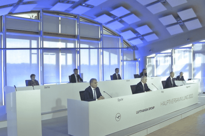 Virtuelle Hauptversammlung Artist Relations Manager Stefan Lohmann Bild Lufthansa Hauptversammlung