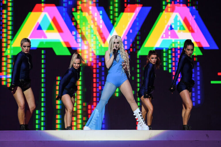 Capital s Jingle Bell Ball 2019 Ava Max on stage during day one of Capital s Jingle Bell Ball 2019 with Seat at the O2 A