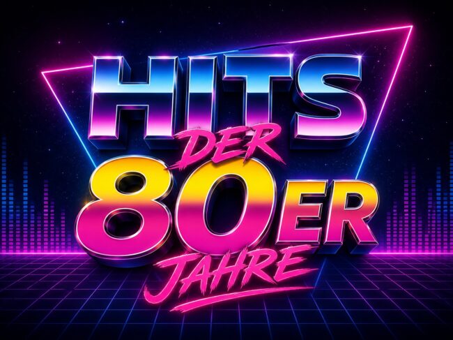 hits_der_80er_jahre bunter Schriftzug Hits der 80er