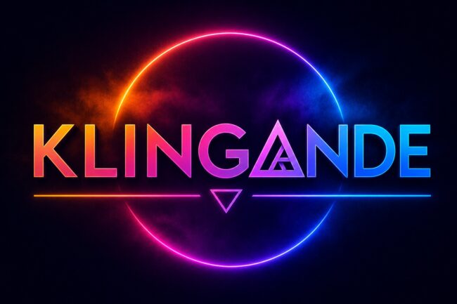 Klingande schrifzug Logo